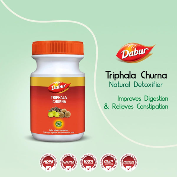 Dabur Triphala Churna | Eases Constipation, Acidity & Gas