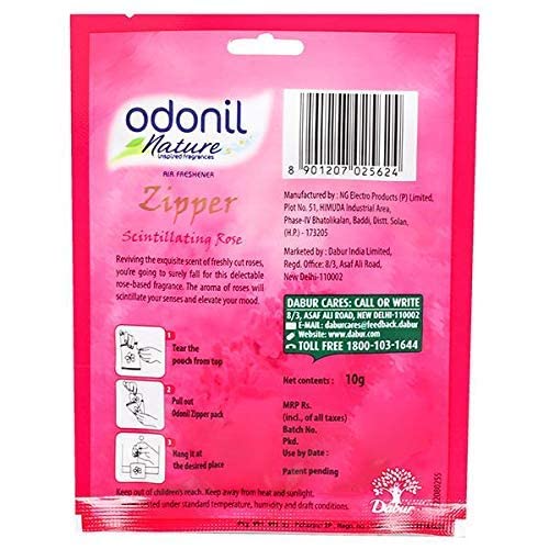Odonil Air Freshener Zipper Scintillating Rose