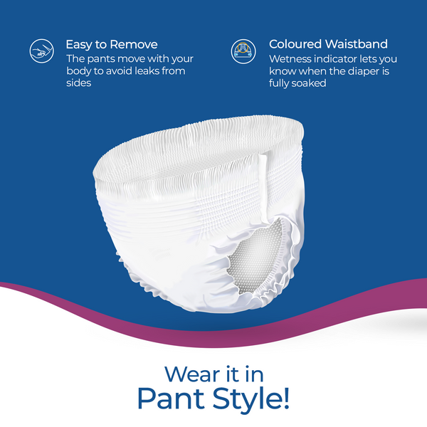 Dabur Adult Diaper - 10 Pant Syle Diapers