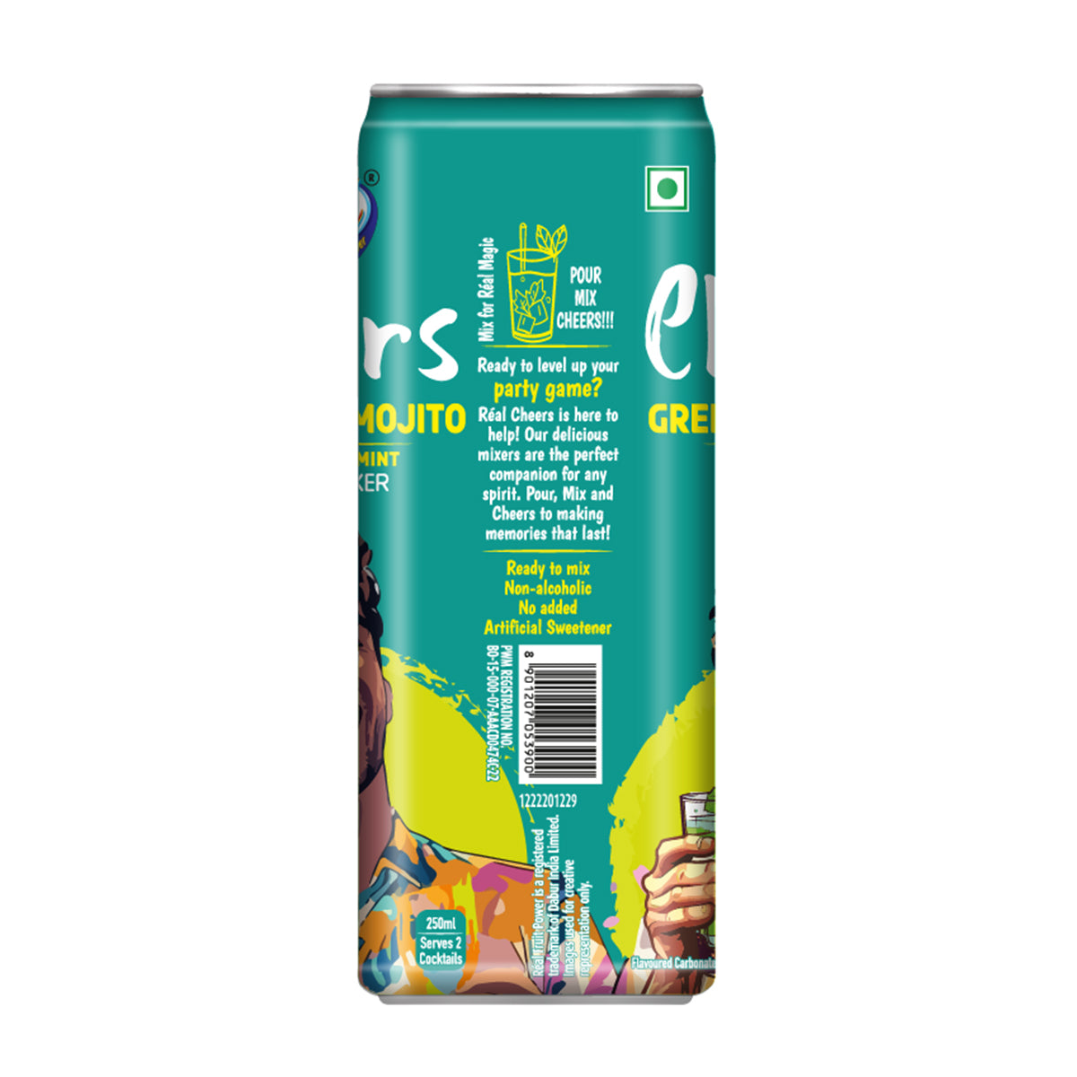 Real Cheers Green Apple Mojito