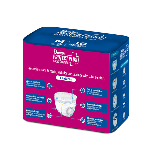 Dabur Adult Diaper - 10 Pant Syle Diapers