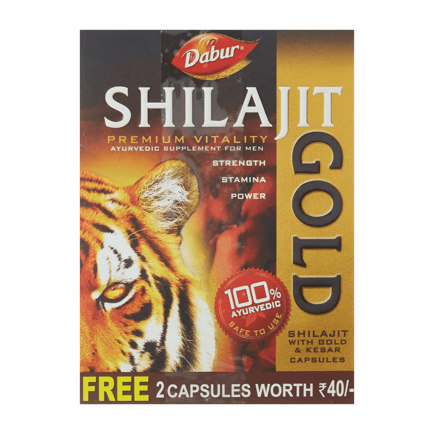 Dabur Shilajit Gold (Free 2 Capsules Worth ₹40) - Daburshop