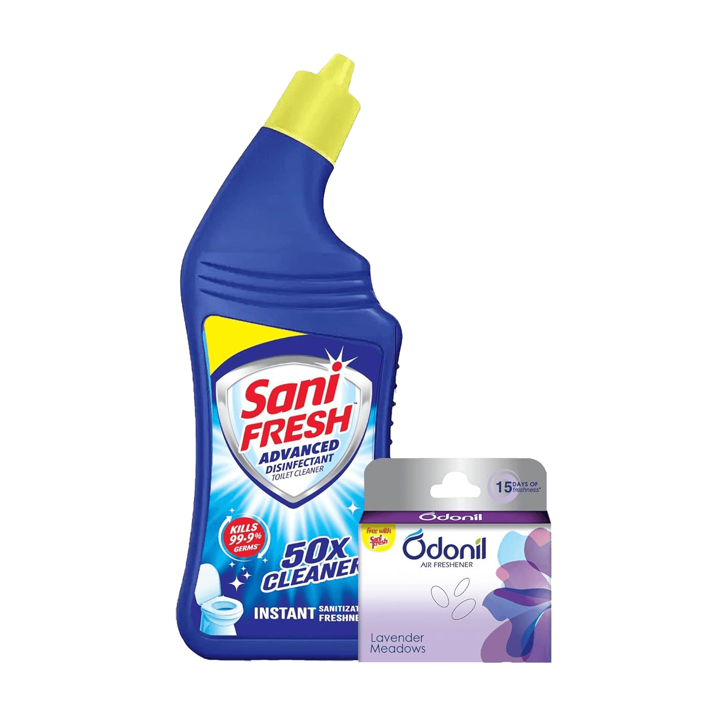 Sani Fresh Advanced Toilet Cleaner (Free Odonil 48g)