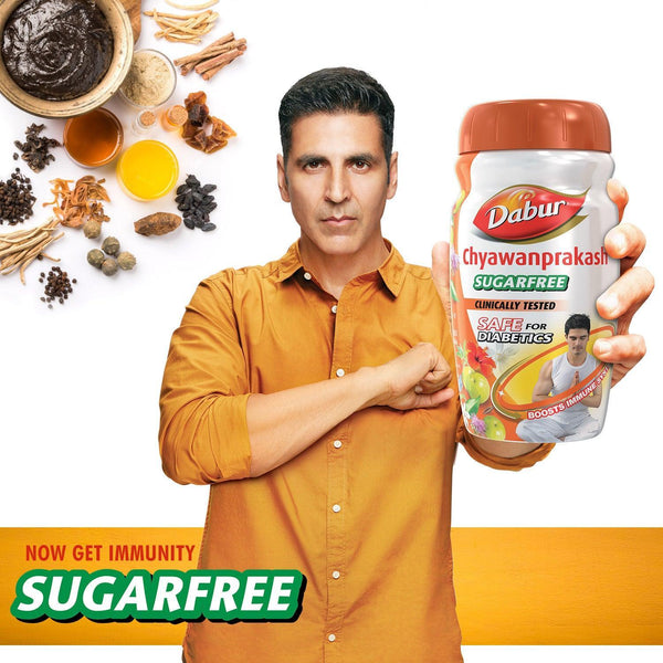 Dabur Chyawanprakash Sugarfree | Clinically Tested Safe for Diabetics | Boosts Immunity