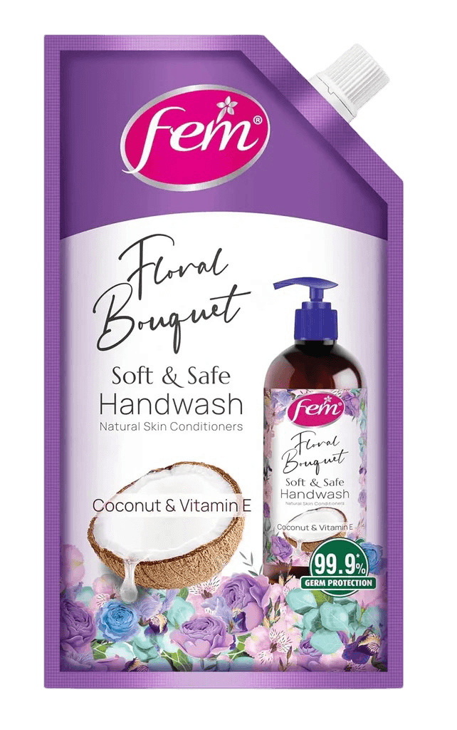 Fem Floral Bouqet Soft & Safe Handwash