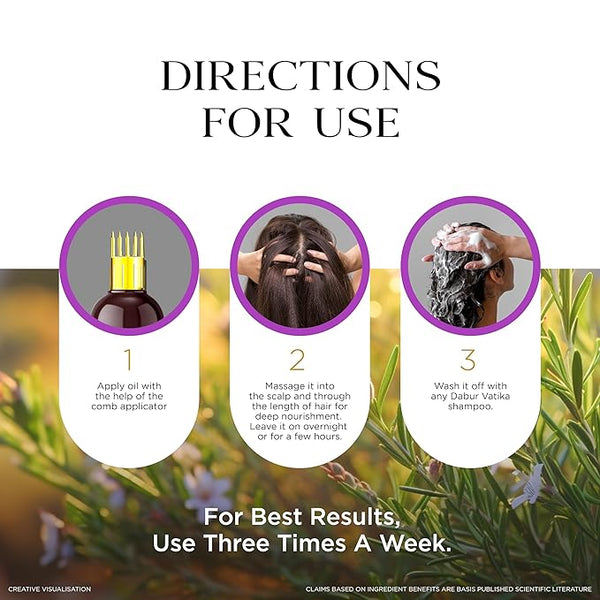 Dabur Vatika Naturals Rosemary Hair Growth Oil