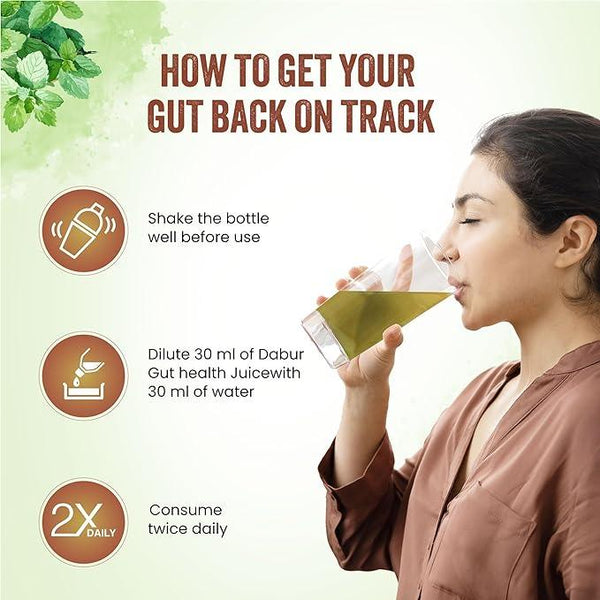 Dabur Gut Health Juice - Natural & Ayurvedic Digestive Care Solution