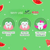 Dabur Herb'l Kids Watermelon Toothpaste (Free Toothbrush)