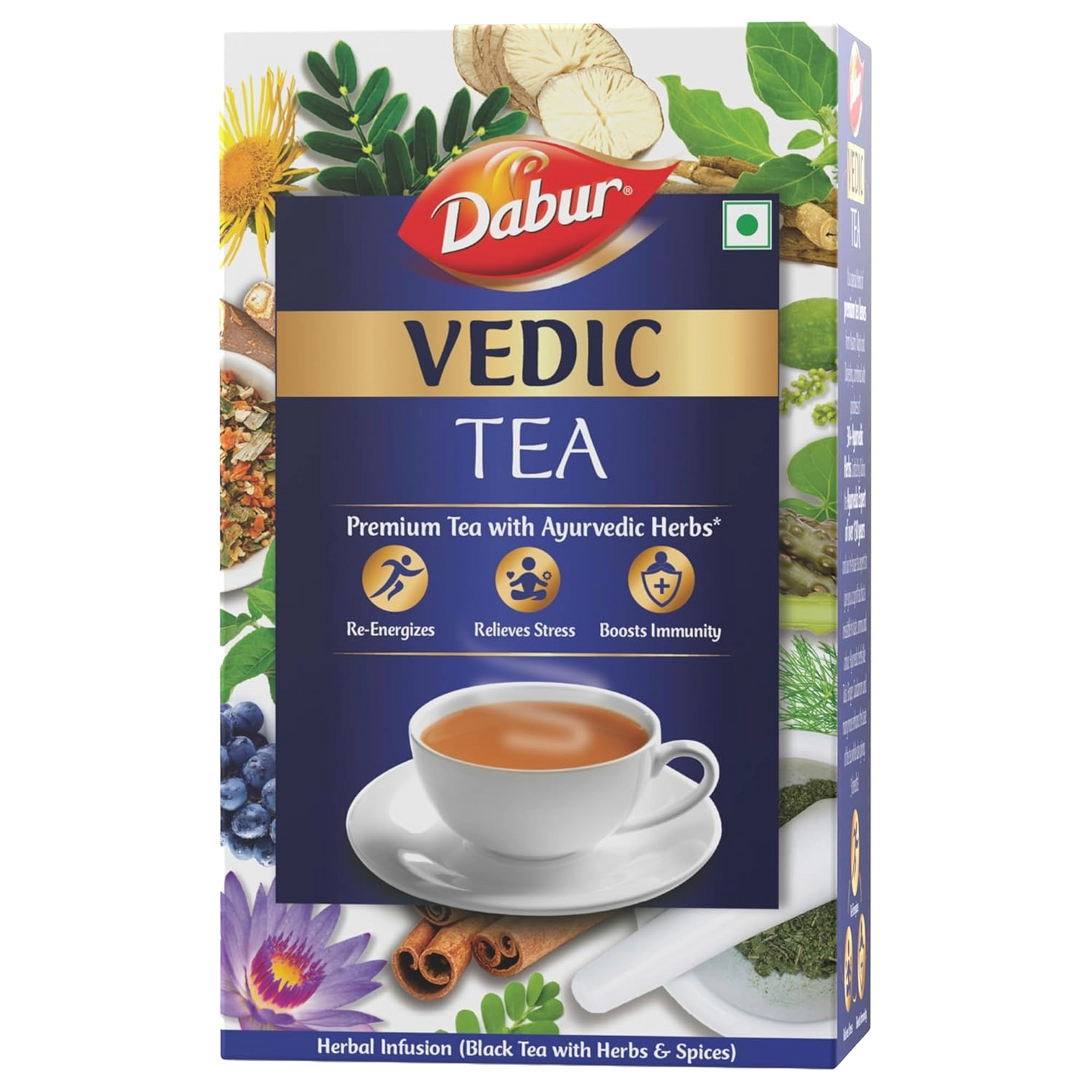 Dabur Vedic Tea (Black Tea with Herbs & Spices)