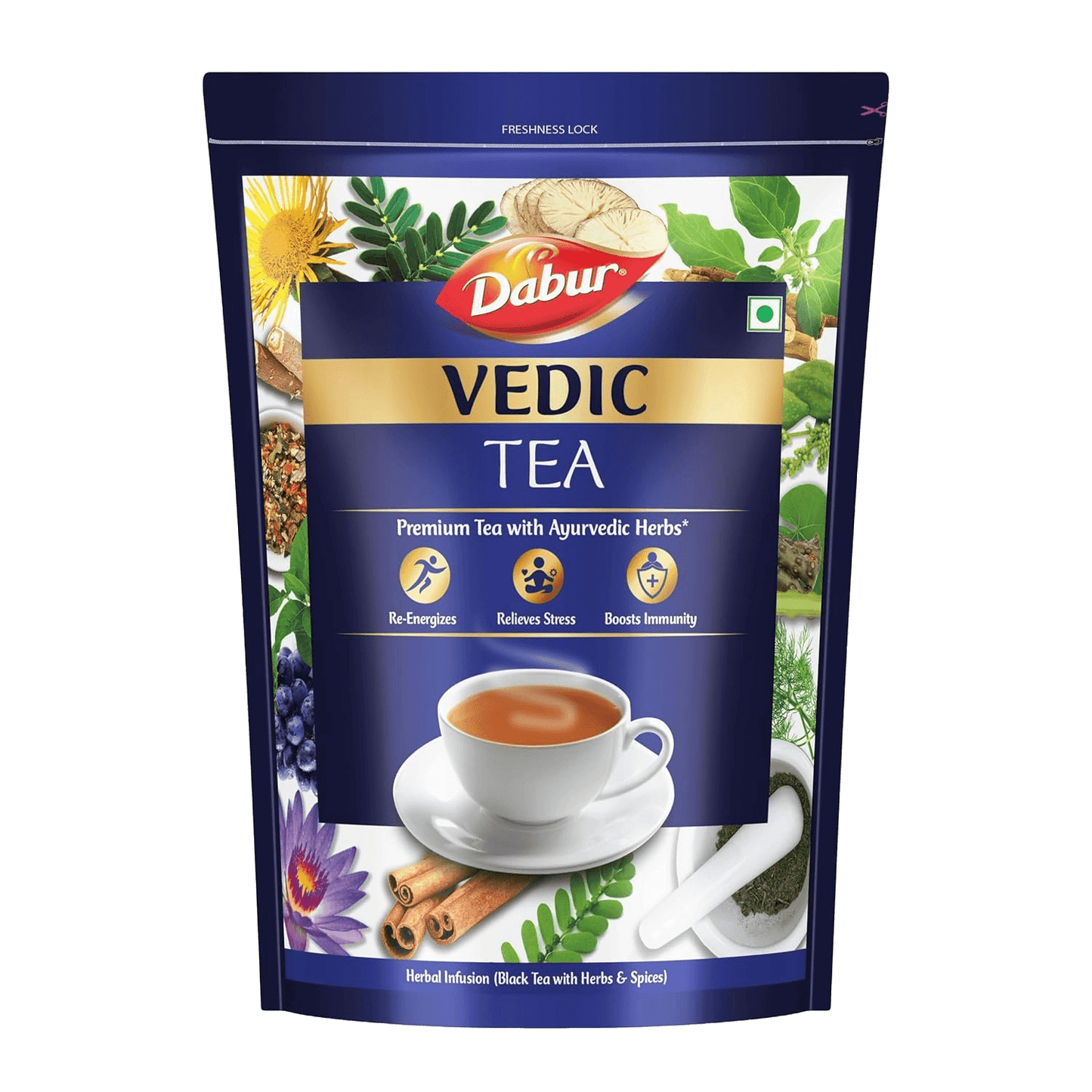 Dabur Vedic Tea (Black Tea with Herbs & Spices)