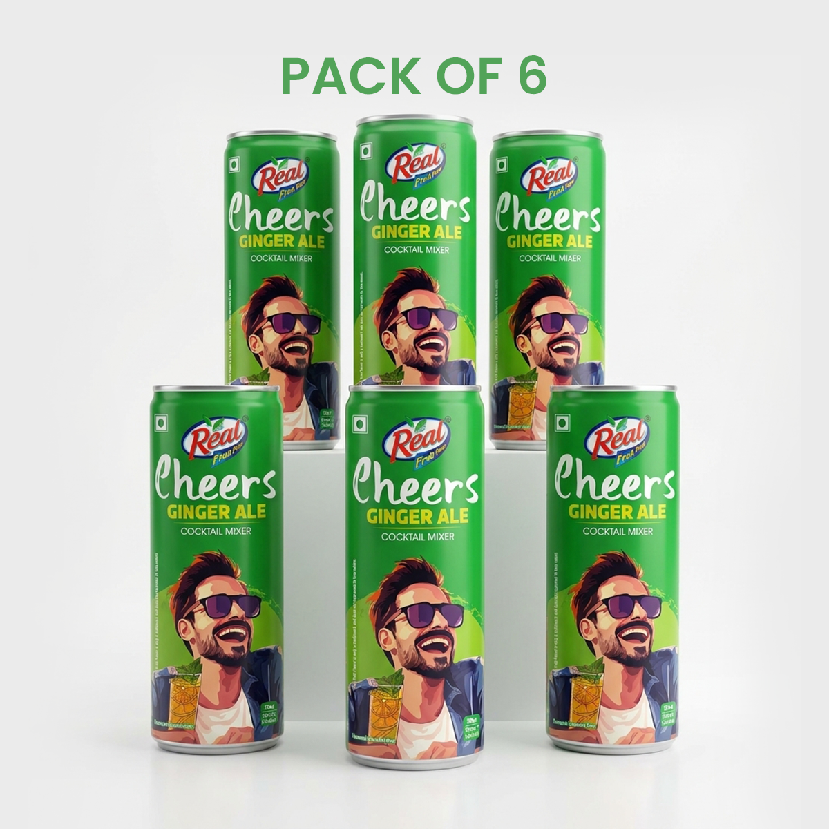 Real Cheers Ginger Ale 250ml