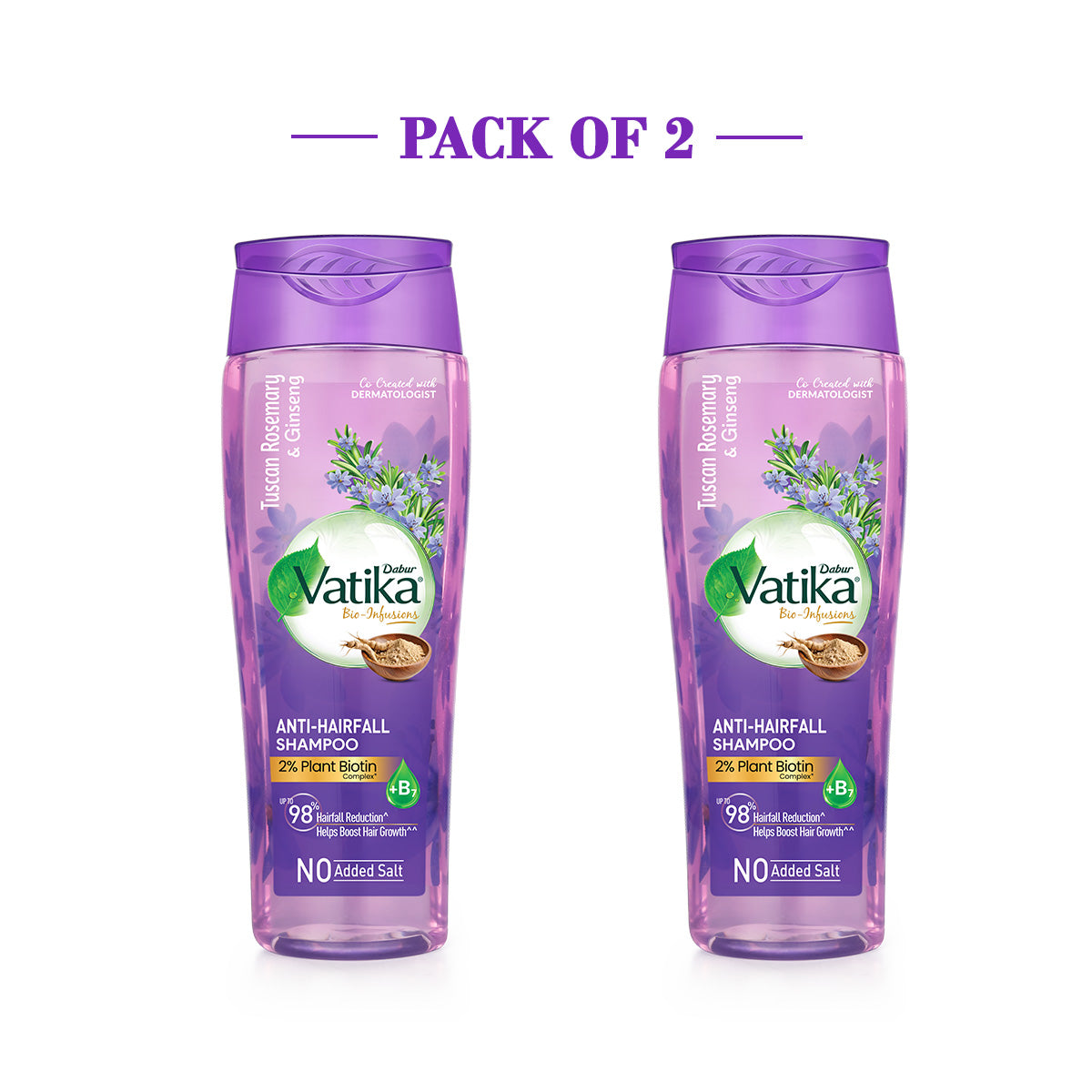 Dabur Vatika Bio Infusions Anti - Hairfall Shampoo