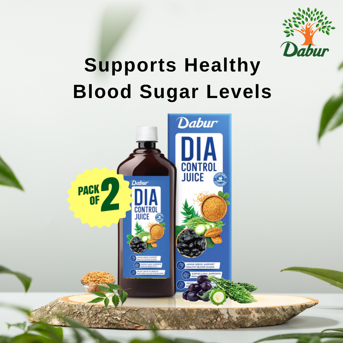 Dabur Dia Control Juice - Manage Blood Sugar Naturally