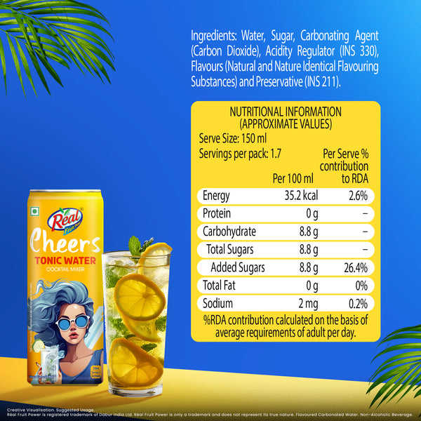 Real Cheers Tonic Water