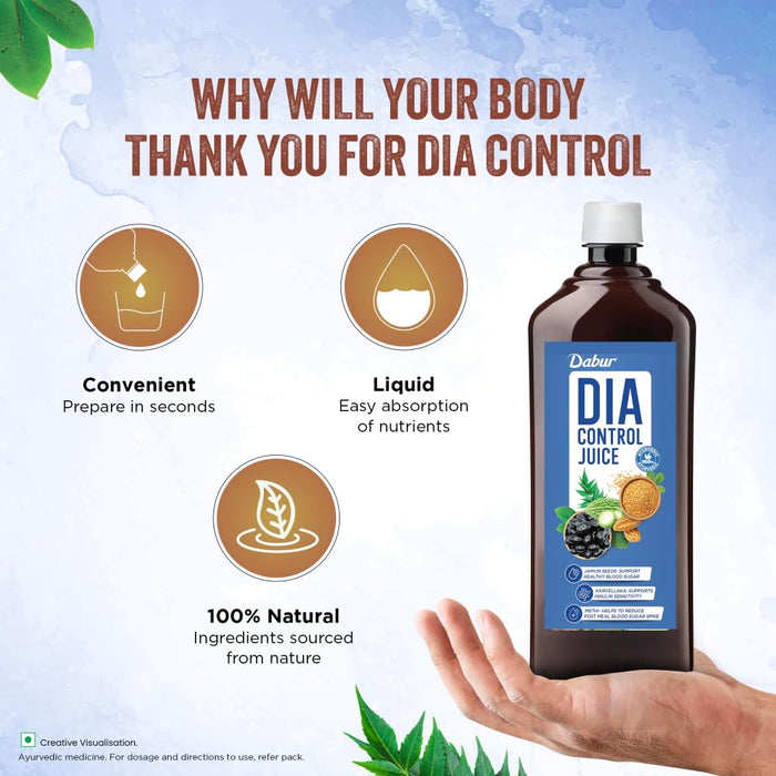 Dabur Dia Control Juice - Manage Blood Sugar Naturally