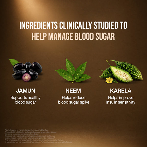 Dabur Jamun Neem Karela Juice | Control Blood Sugar Levels and Bad Cholesterol | Metabolic & Digestive | Diabetic Care