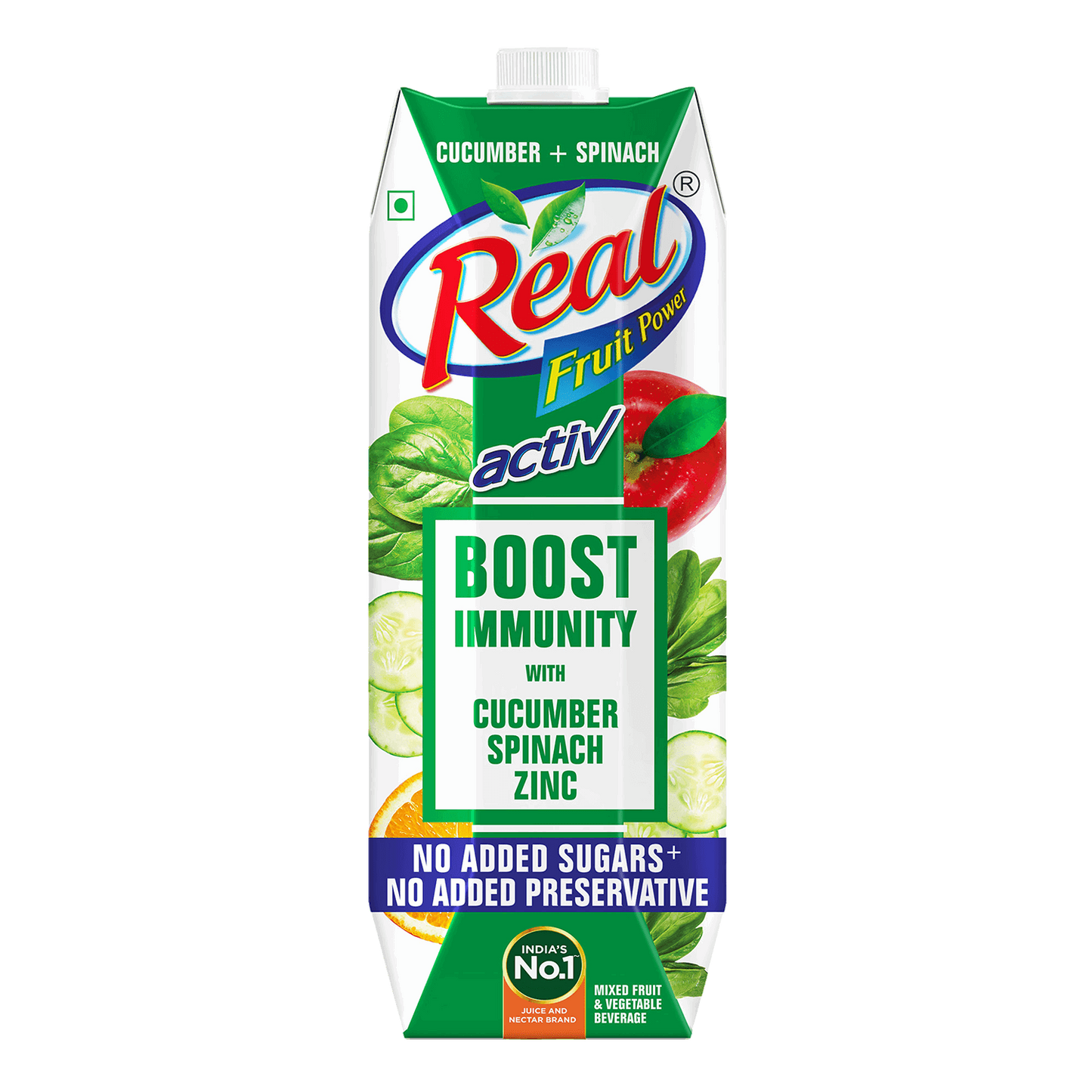 Real Activ Cucumber Spinach - Daburshop