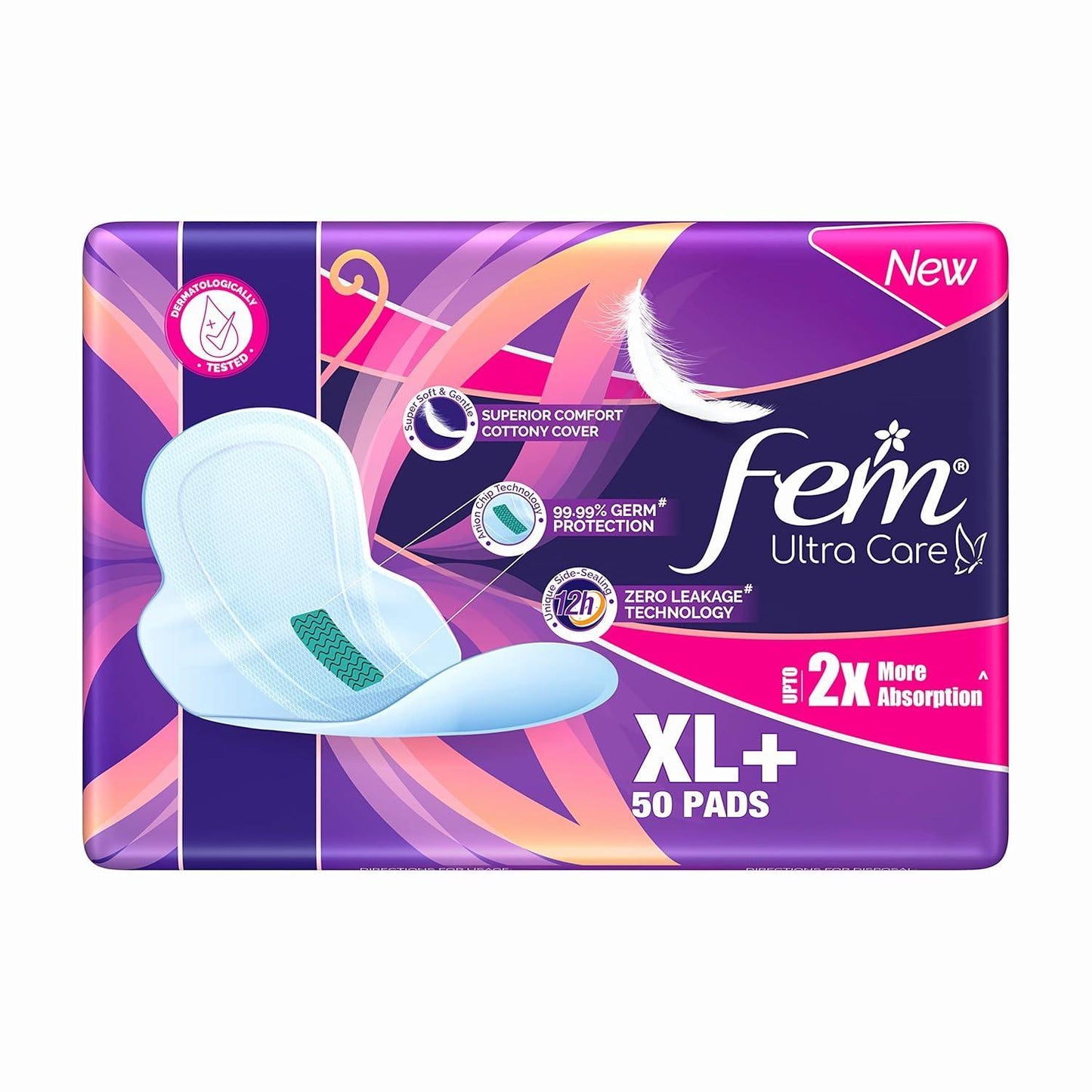 Fem Ultra Care Sanitary Pads for Women XL Plus - Daburshop