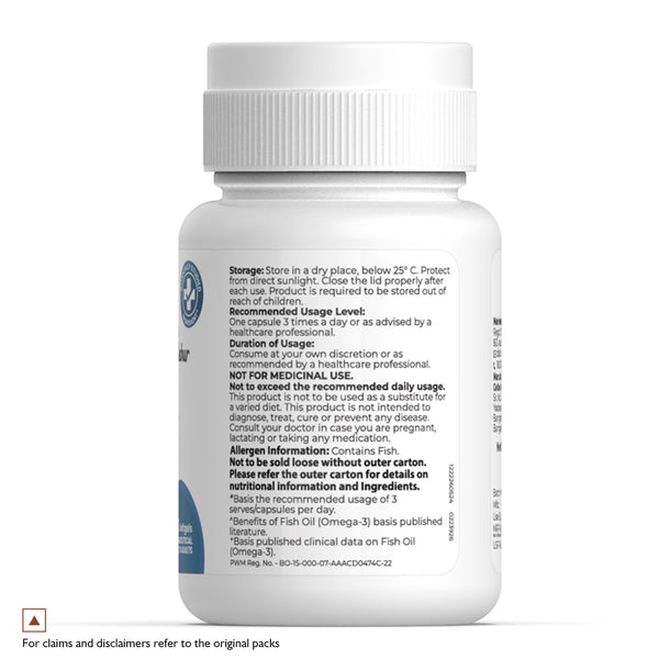 Siens by Dabur Advanced Daily Wellness Combo – Omega-3 Fish Oil Capsules + Multivitamin Tablets | Supports Cardiovascular, Brain & Joint Health | Immunity, Energy & Muscle Support