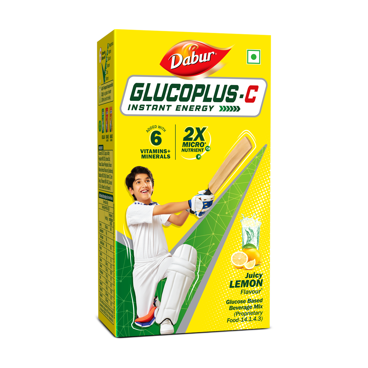 Glucoplus C Lemon Pack For Instant Energy + Free Art Kit