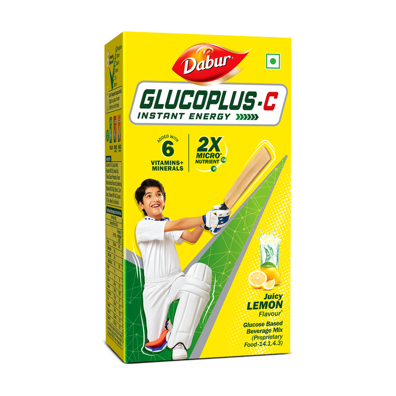 Glucoplus C Lemon Pack For Instant Energy + Free Art Kit