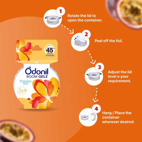 Odonil Room Gelz Passion Fruit