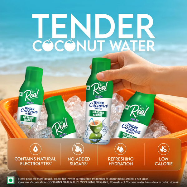 Réal Activ Tender Coconut Water (Pack of 6)