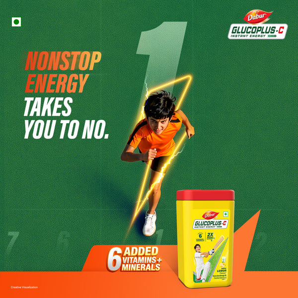 Dabur Gluco plus C Lemon Jar SL