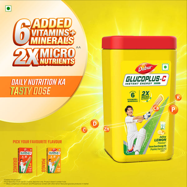 Dabur Gluco plus C Lemon Jar SL