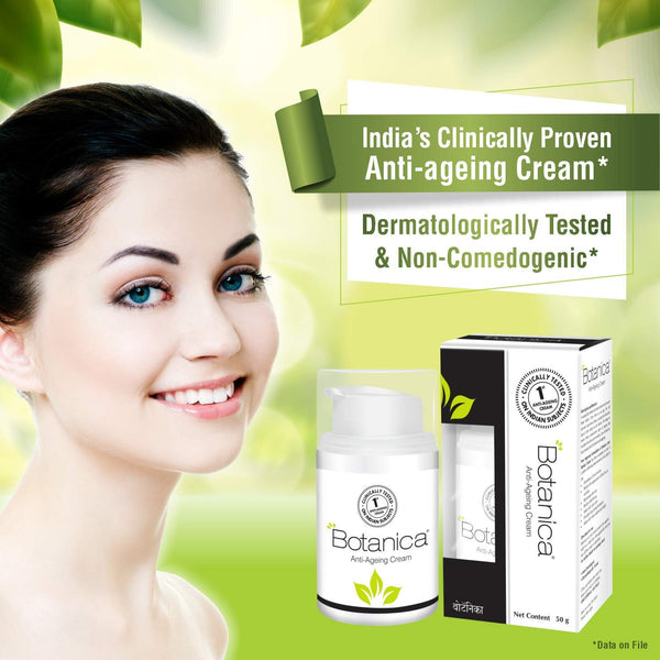 Botanica Anti Ageing Cream - Controls wrinkles and fine lines