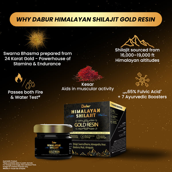 Dabur Himalayan Shilajit Gold Resin