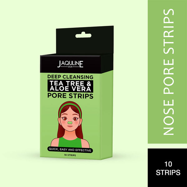 Jaquline USA Teatree & AloeVera Nose Pore Strips 10's
