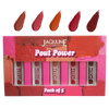 Jaquline USA Pout Power Liquid Mini Lipstick  (1.25ml Each)