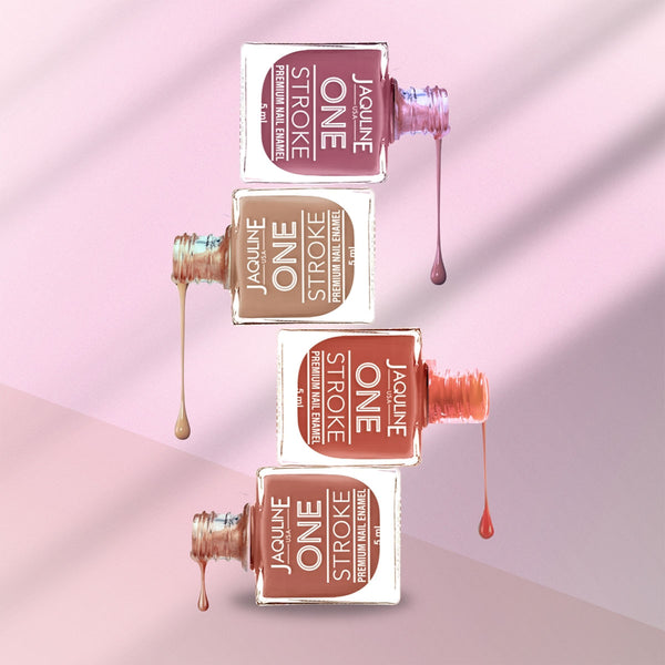 Jaquline USA Color Crush Matte Finish Nail Paint Set Of 4, 5Ml Each