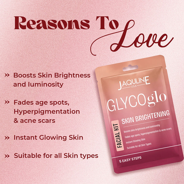 Jaquline USA Radiance GLO Glycolic- 5 in one FACIAL KIT