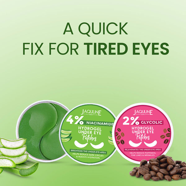 Jaquline USA 4% Niacinamide Hydrogel Under Eye Patches