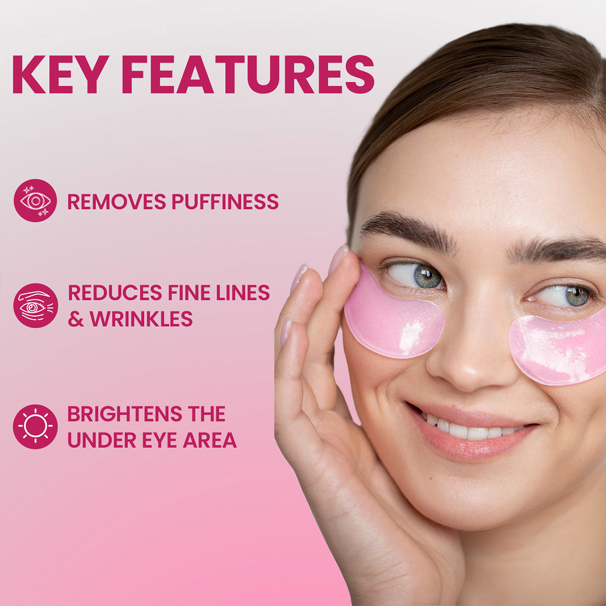 Jaquline USA 2% Glycolic Hydrogel Under Eye Patches
