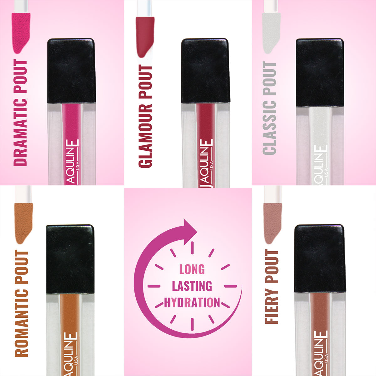 Jaquline USA Glossy Pout (Pack of 5)
