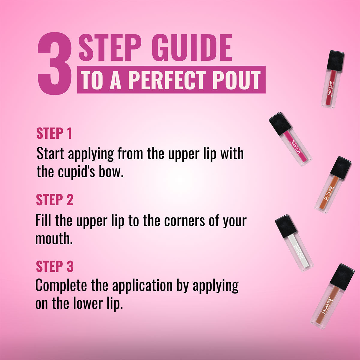 Jaquline USA Glossy Pout (Pack of 5)