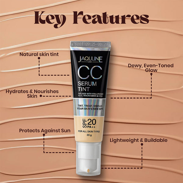 Jaquline USA CC Serum Tint(30g) Beige 01