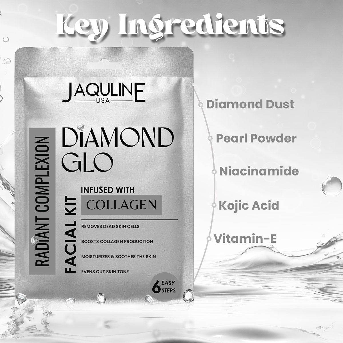 Jaquline USA Diamond GLO Facial Kit