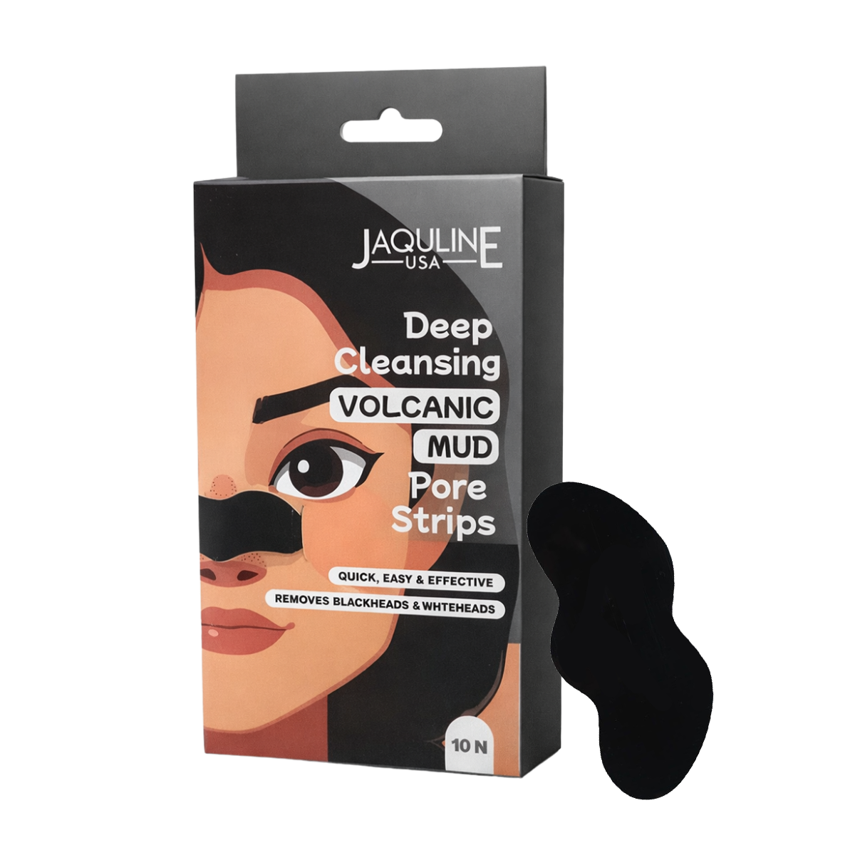 Jaquline USA Volcanic Mud Nose Strip
