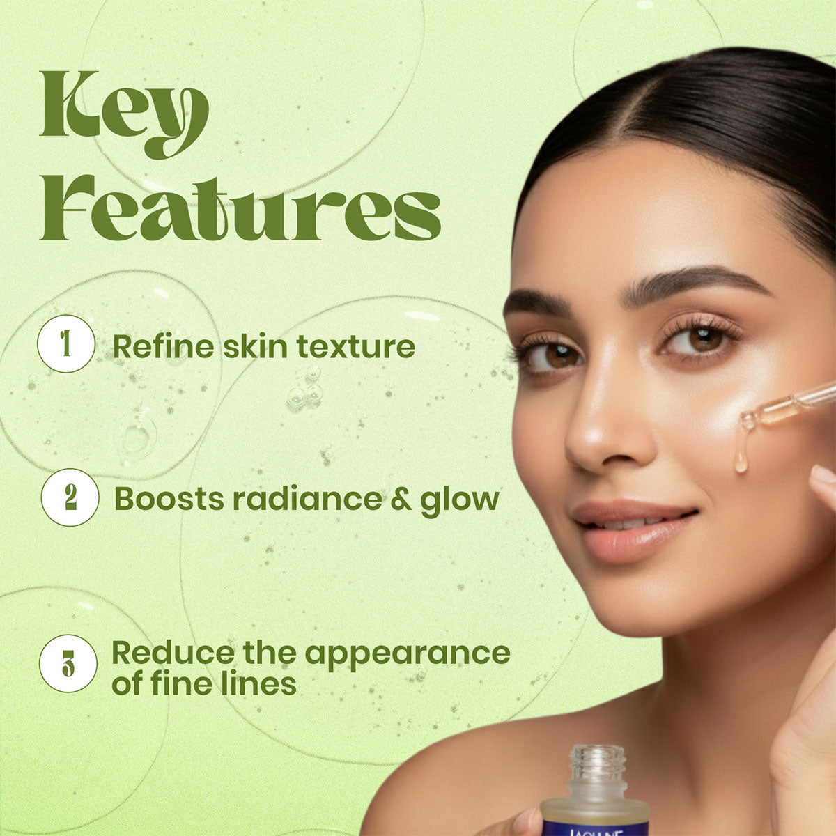 Jaquline USA Retin Glo Face Serum 30ml
