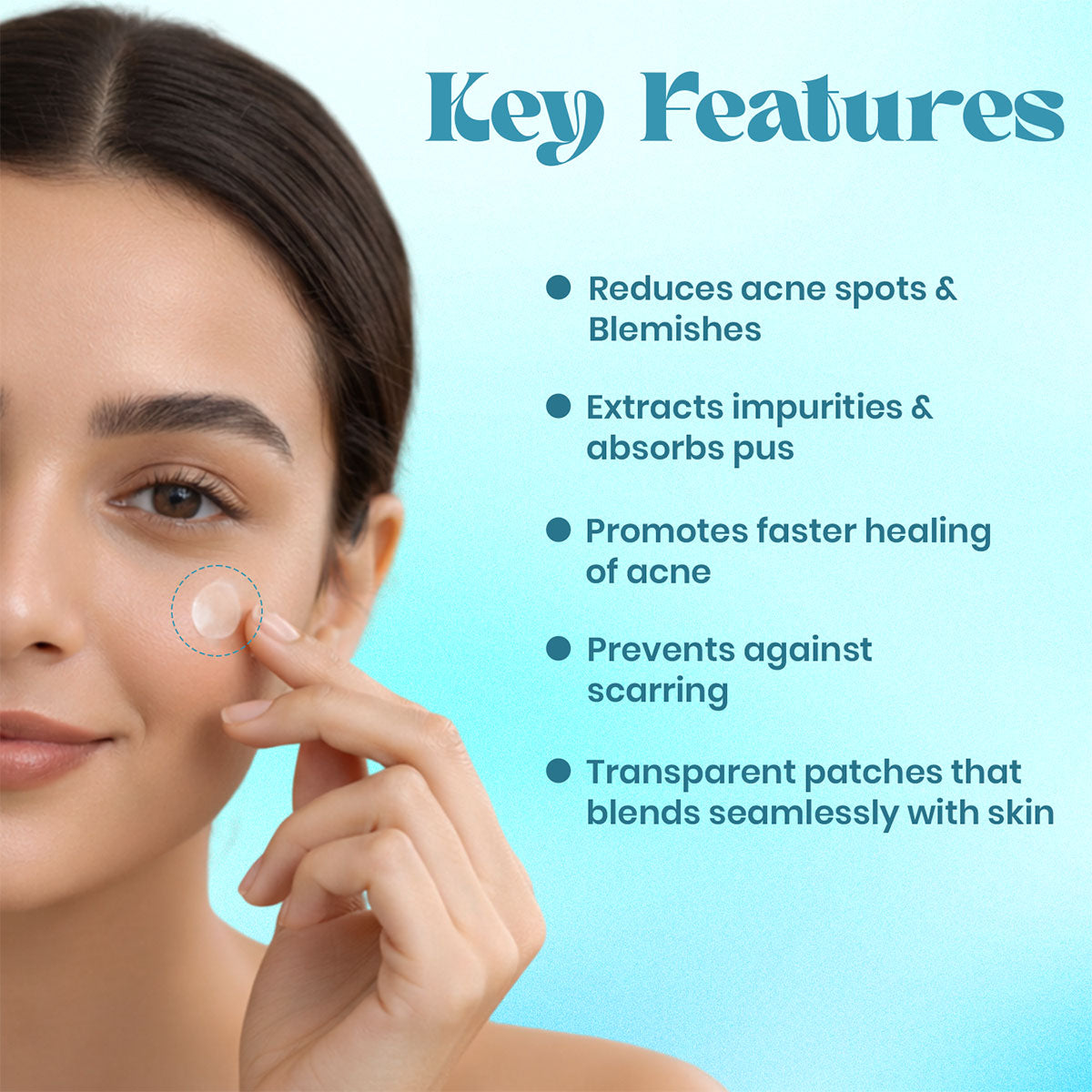 Jaquline USA Acne Relief Patch Hyaluronic Acid