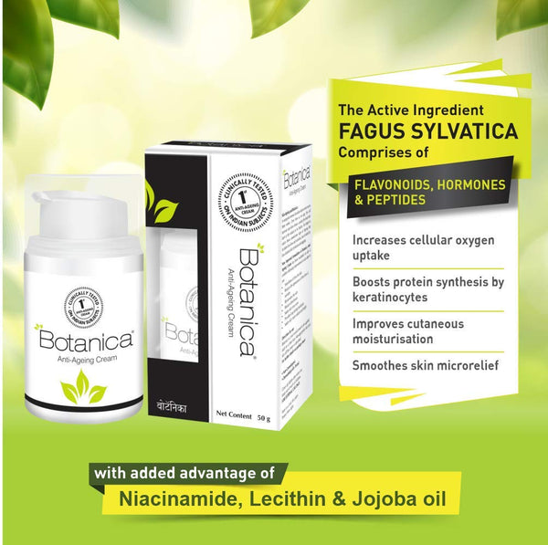 Botanica Anti Ageing Cream - Controls wrinkles and fine lines