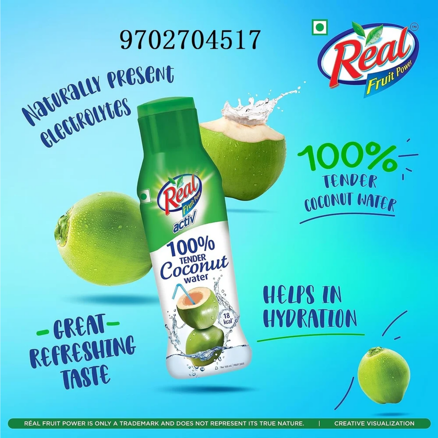 Real Activ Coconut Water (Pack of 2)