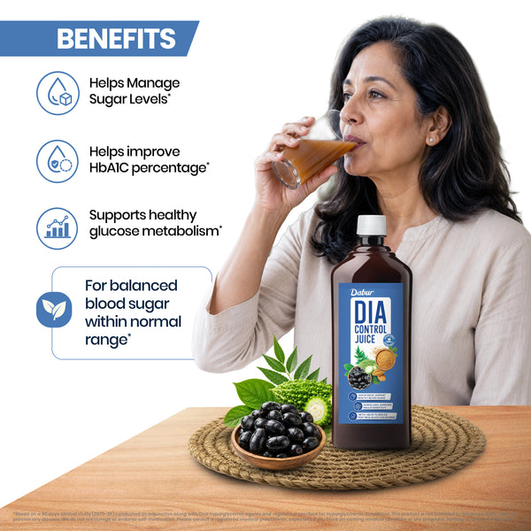 Dabur Dia Control Juice - Manage Blood Sugar Naturally