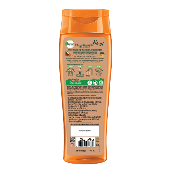 Dabur Vatika Bio Infusions Damage Therapy shampoo