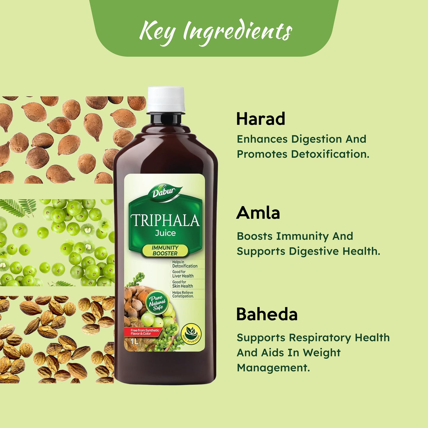 Dabur Triphala Juice (Pack of 2)