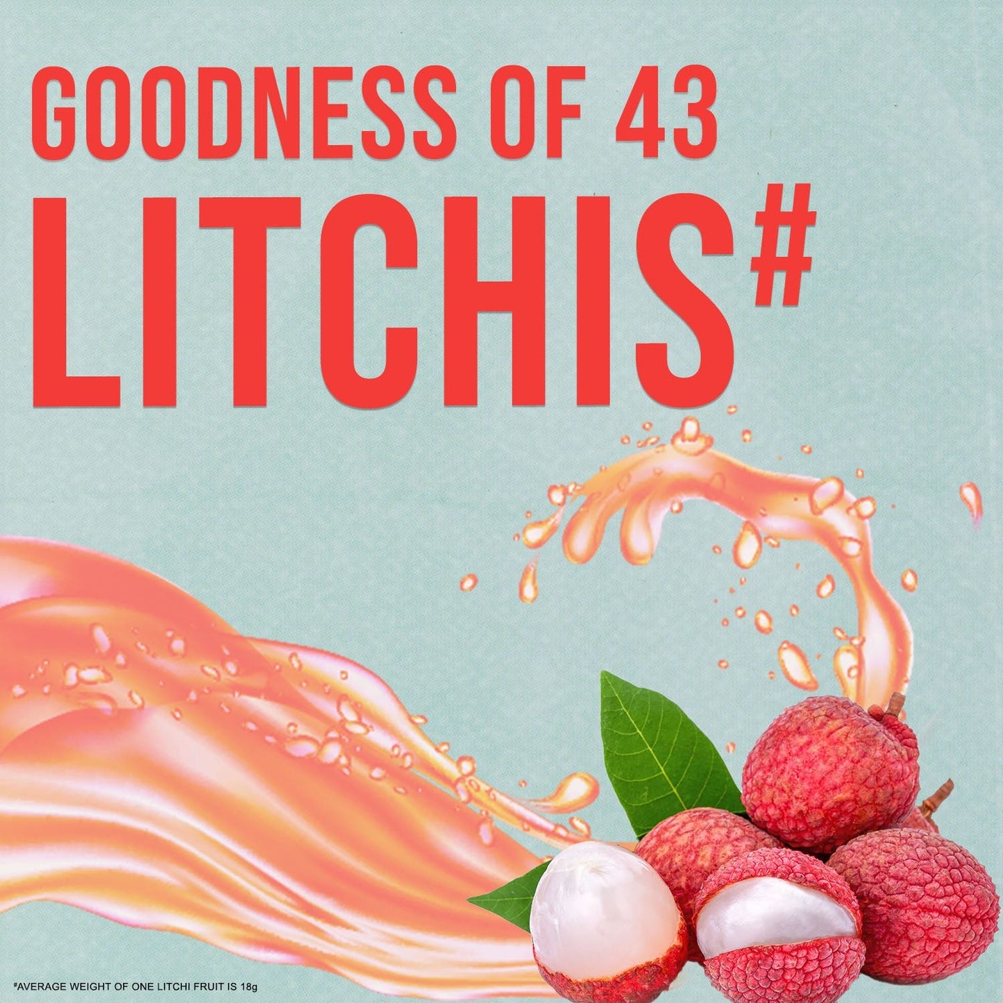 Real Fruit Power Litchi (Pack of 2)